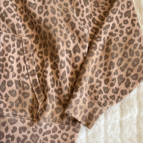 Pink by Victorias Secret Leopard Print Hoodie - Picture 7 of 16